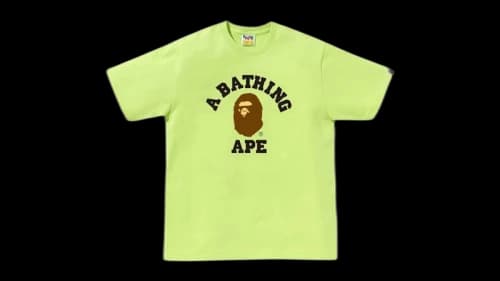 BAPE College Tee Lightgreen