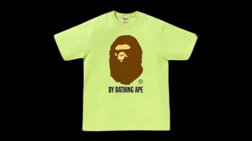 BAPE By Bathing Ape Tee Light Green