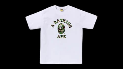 BAPE ABC Camo College Tee (FW25) Black/Blue