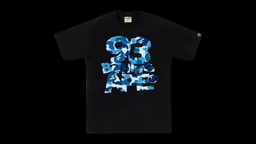 BAPE ABC Camo 93 Bathing Ape Tee Black/Blue