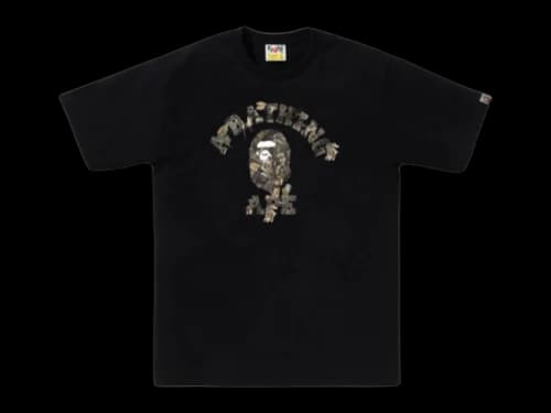 BAPE Tree Edge Camo College Tee Black/Brown