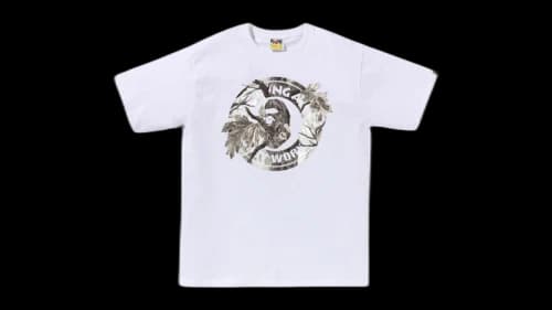BAPE Tree Edge Camo Busy Works Tee Whxwh