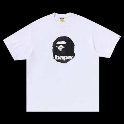 BAPE Ape Head Relaxed Fit Tee 'White'