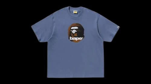 BAPE Ape Head Relaxed Fit Tee Navy