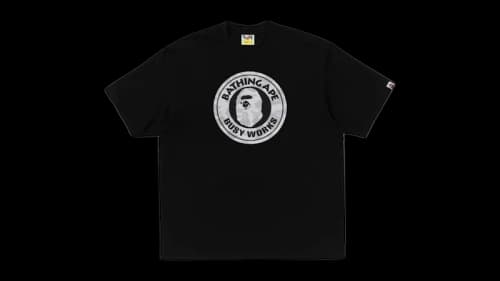 BAPE City Camo Busy Works Relaxed Fit Tee Black