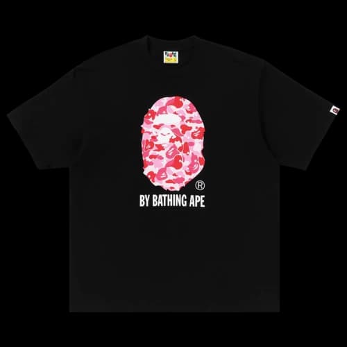 BAPE ABC Dot Camo By Bathing Ape Relaxed Fit Tee 'Black'