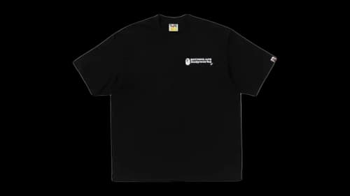 BAPE Logo Relaxed Fit Tee #2 Black