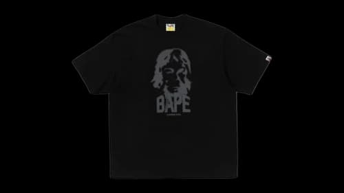 BAPE Graphic Relaxed Fit Tee Black