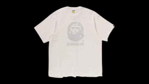 BAPE By Bathing Ape Relaxed Fit Tee (FW25) Ivory