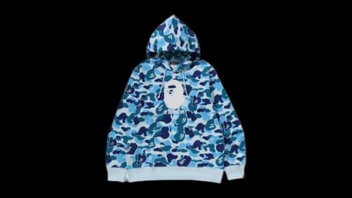 BAPE ABC Camo By Bathing Ape Pullover Hoodie Blue
