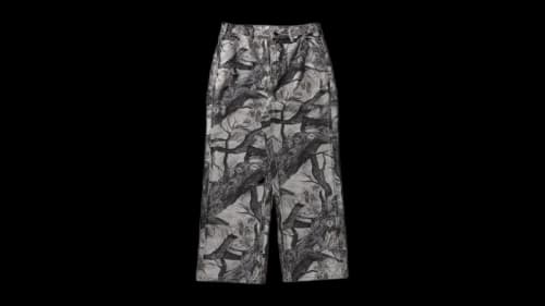 BAPE Tree Edge Camo Relaxed Fit Work Pants Brown