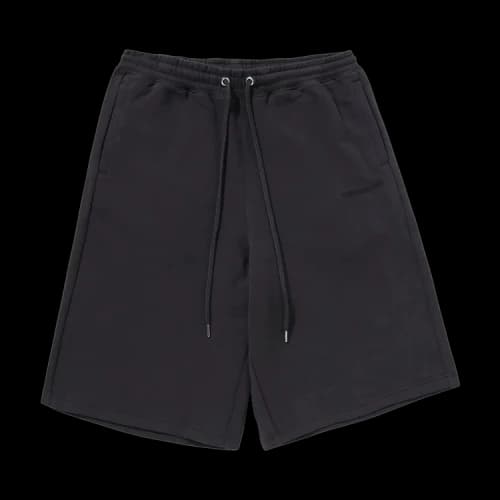 BAPE Bathing Ape Logo Knee Length Relaxed Fit Sweatshorts 'Charcoal'