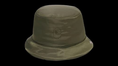 BAPE Padded Bucket Hat Black