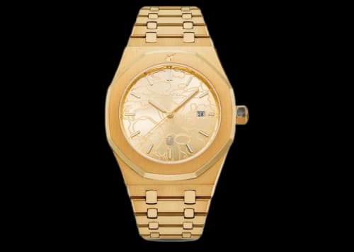 BAPE Type 9 Bapex #1 Watch (SS26) Gold