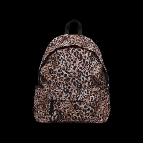 BAPE Wild Leopard Pattern Daypack 'Beige'