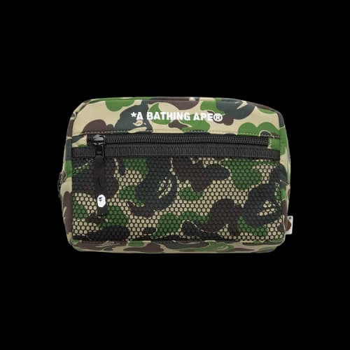 BAPE ABC Camo Pouch 'Green'