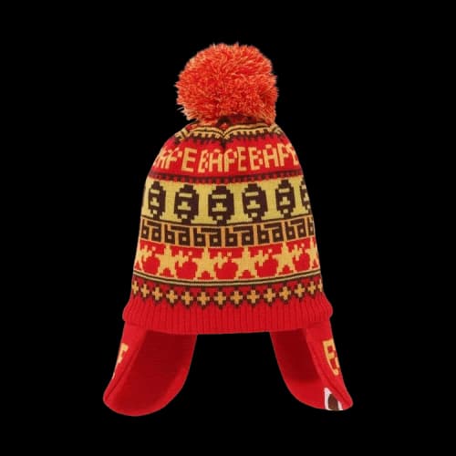 BAPE Knit Cap 'Red'