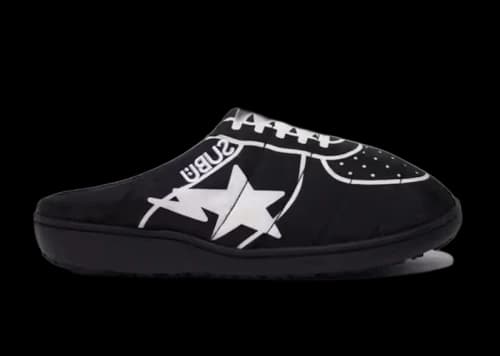 BAPE x Subu Puffer Sandals Black