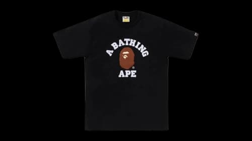 BAPE Boa College Tee Black