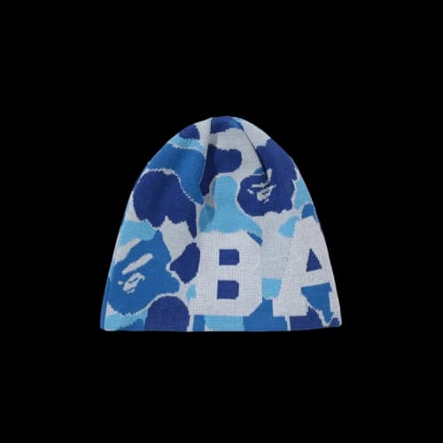 BAPE ABC Camo Knit Cap 'Blue'