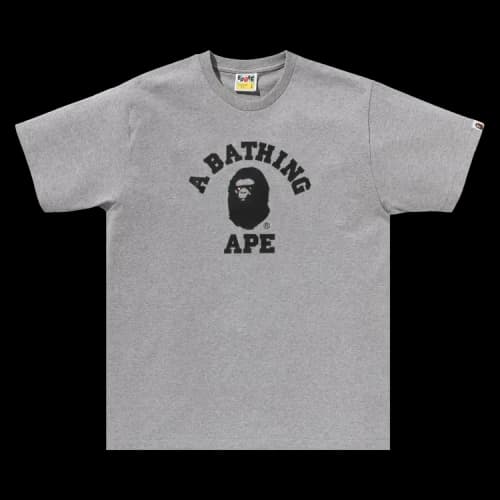 BAPE Stone Eye College Tee 'Grey'