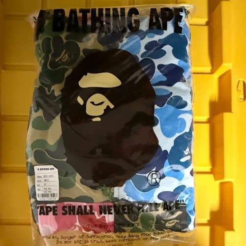BAPE A Bathing Ape Multi-Color Camo Shark Full Zip Hoodie