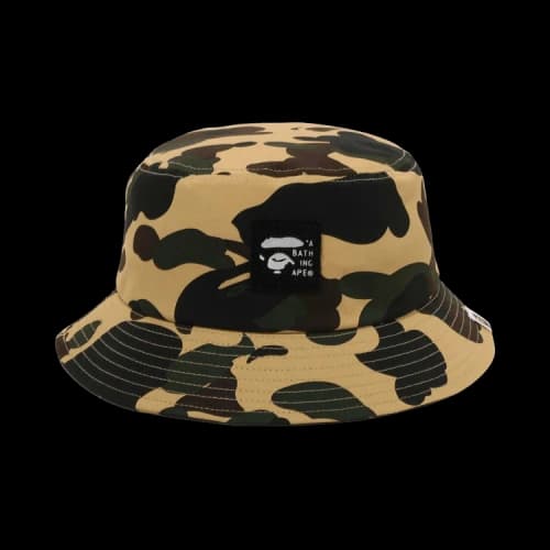 BAPE Camo Bucket Hat 'Yellow'