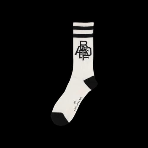 BAPE Head Line Socks 'White'