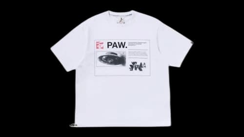 BAPE By Kazuki Kuraishi Multi Logo Relaxed Fit Tee White