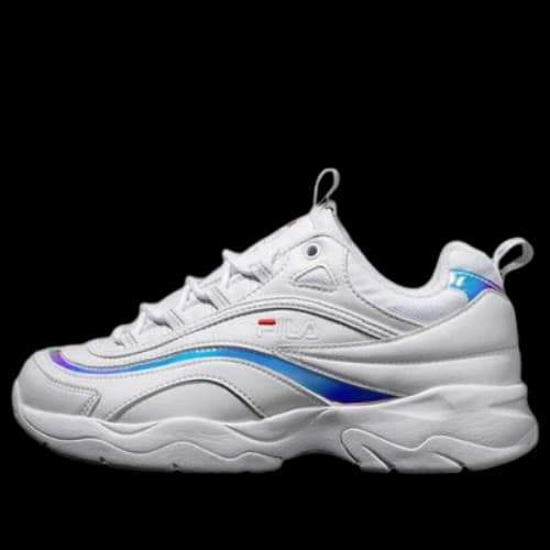 FILA Ray Prism Low-Top Running Shoes White