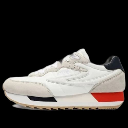FILA Modulus Low Top Running Shoes White/Red/Grey