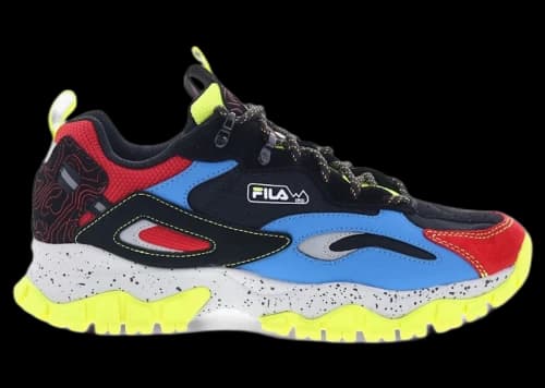 Fila Ray Tacer TR 2 Black Red Blue Lime