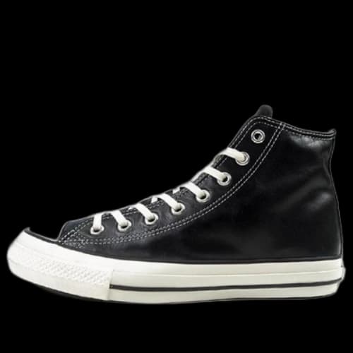 Converse All Star Olive Green Leather Hi 'Black'