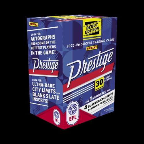 2025-26 Panini Prestige EFL Trading Card Blaster Box