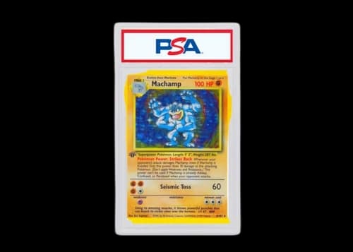 2000 Pokemon 2-Player CD-ROM Starter Set 8 Machamp-Holo 1st Edition Cosmos Holofoil (PSA or BGS Graded)