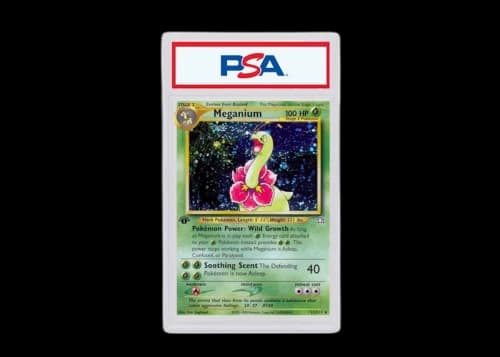 2000 Pokemon Neo Genesis 1st Edition 11 Meganium-Holo (PSA or BGS Graded)