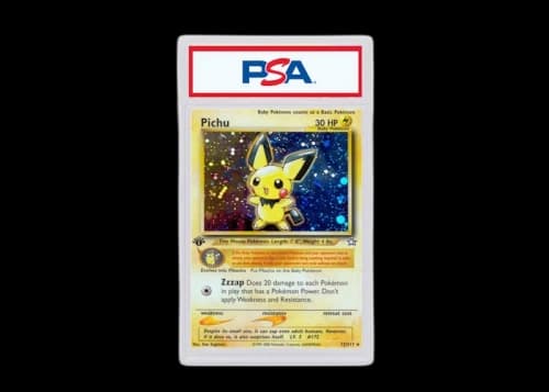 2000 Pokemon Neo Genesis 1st Edition 12 Pichu-Holo (PSA or BGS Graded)