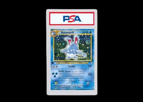 2000 Pokemon Neo Genesis 1st Edition 2 Azumarill-Holo (PSA or BGS Graded)