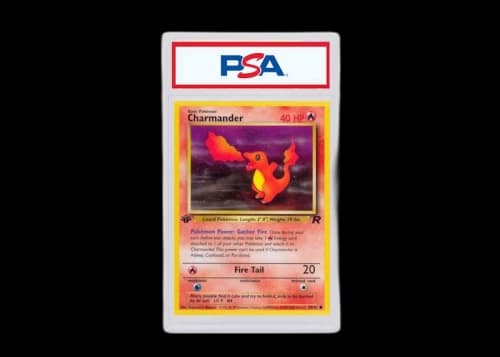2000 Pokemon Rocket 50 Charmander 1st Edition (PSA or BGS Graded)