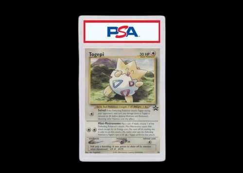 2001 Pokemon Promo Black Star 30 Togepi Pokemon League (PSA or BGS Graded)