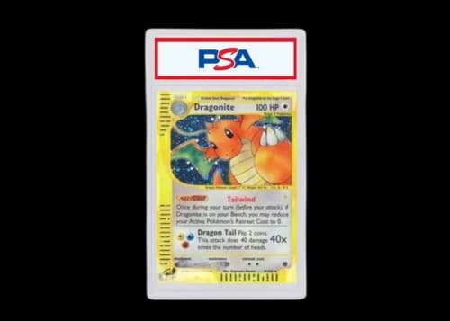 2002 Pokemon Expedition 9 Dragonite-Holo (PSA or BGS Graded)