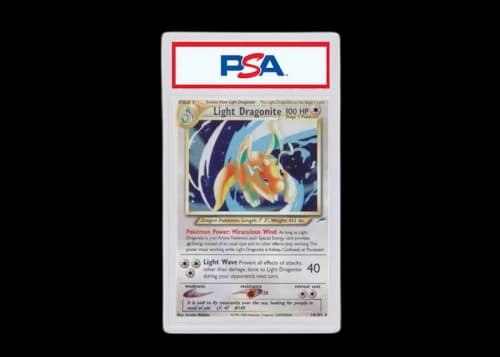 2002 Pokemon Neo Destiny 14 Light Dragonite-Holo (PSA or BGS Graded)