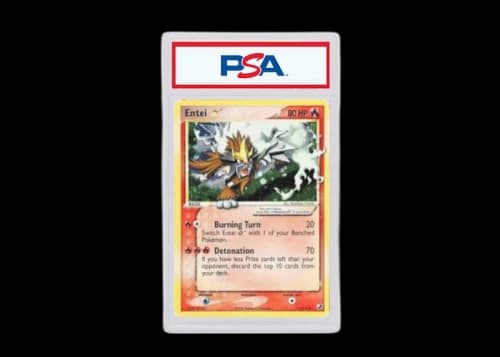 2005 Pokemon ex Unseen FoRCes 113 Entei-Holo Gold Star (PSA or BGS Graded)