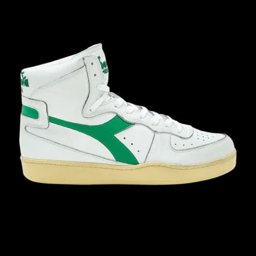 Diadora Mi Basket Used 'White Verdant green'