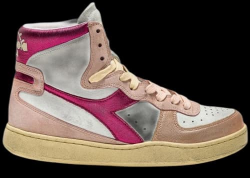 Diadora Mi Basket Metal Pigskin Used Pink Pale Dogwood (Women's)