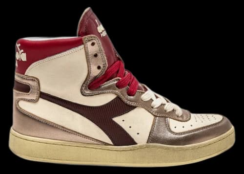 Diadora Mi Basket Metal Mix Used Light Beige