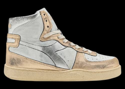 Diadora Mi Basket Used Gold Silver (Women's)