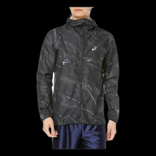 ASICS Running Wear Graphic Woven Jacket 'Black'