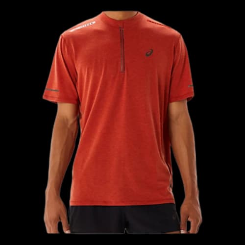 ASICS Metarun 1/2 Zip SS Top 'Spice Latte'