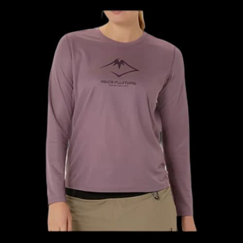 ASICS Fujitral Logo Long Sleeves T-Shirt 'Dusty Mauve' (Women's)